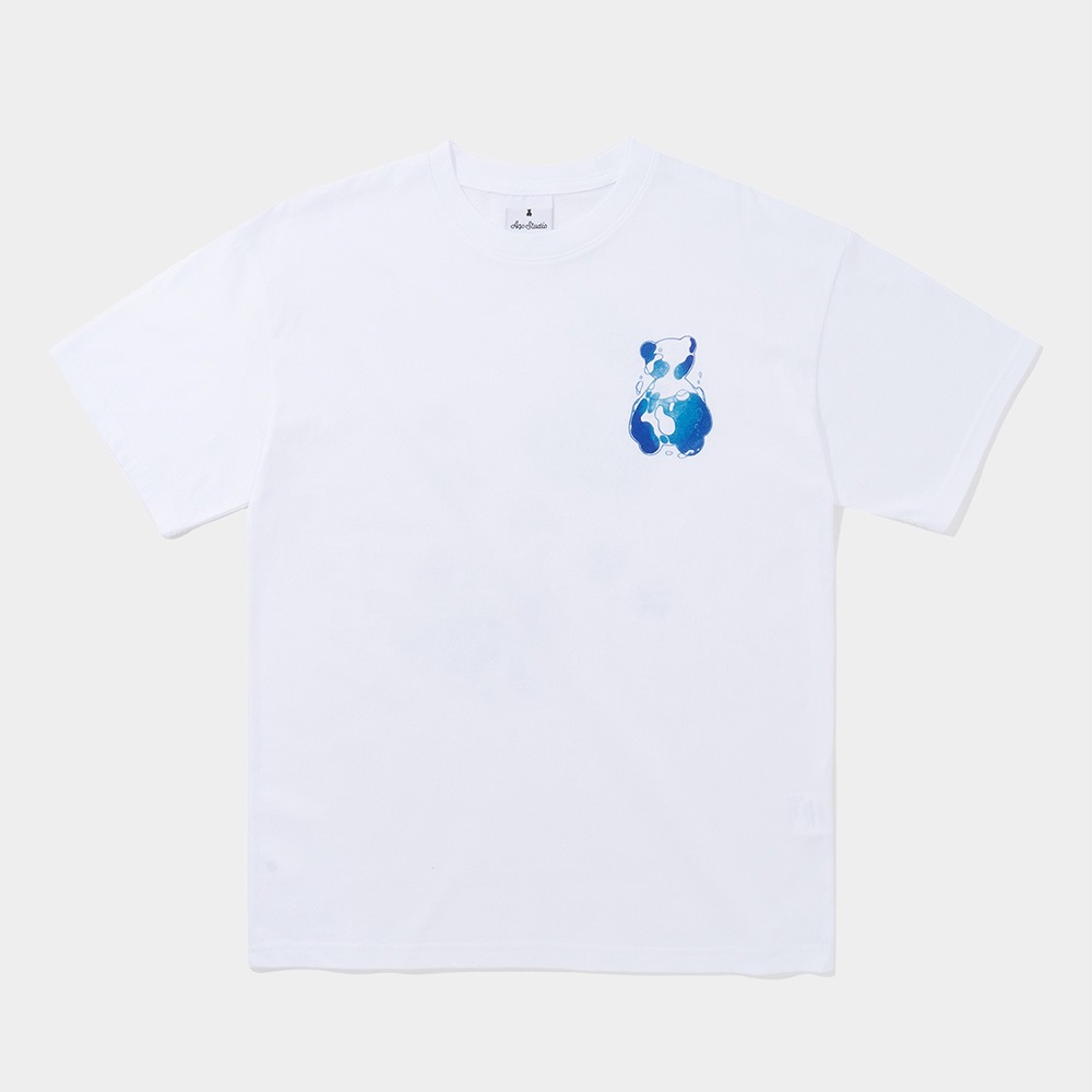 아코 X 이노 베어 그래픽 티셔츠 화이트